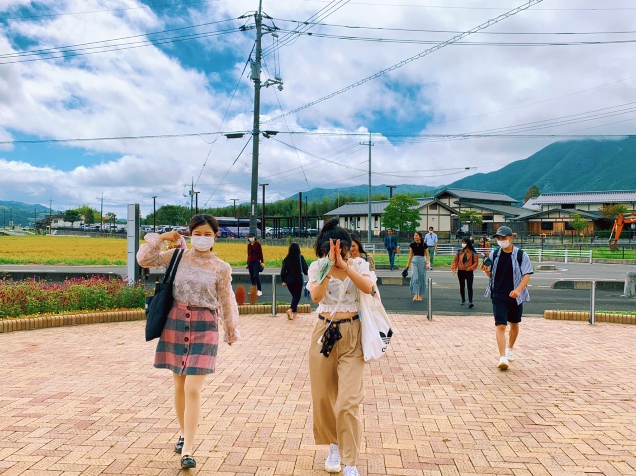 山口県を旅行している写真