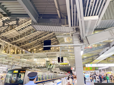 駅のホームの写真